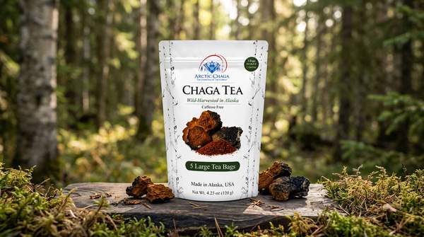 Brew Chaga by the Batch With Arctic Chaga Family Tea Bags