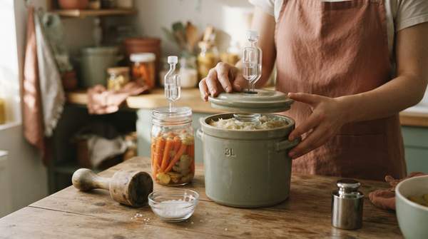 Editorial illustration for Comparing Essential Tools for Home Fermentation