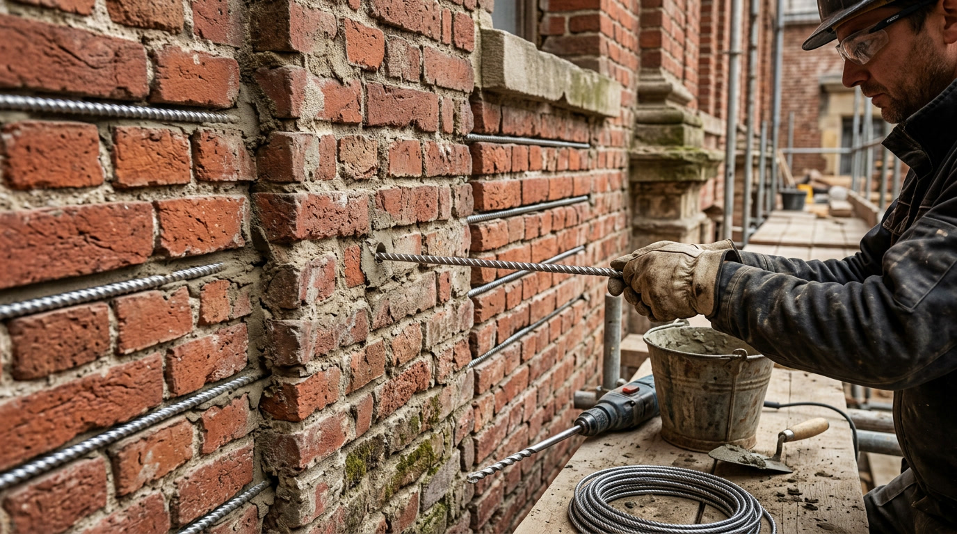 Helical Reinforcement for Heritage Buildings: Protecting Masonry While Preserving Character