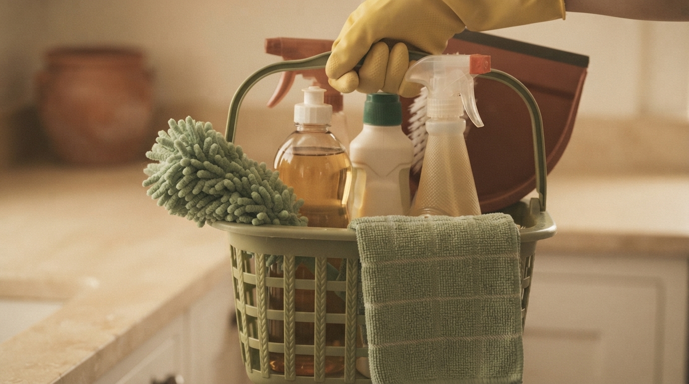 Editorial illustration for How to Evaluate "Non-Toxic" Cleaning Brands: A Checklist for Ingredient, Certification, and Packaging Claims