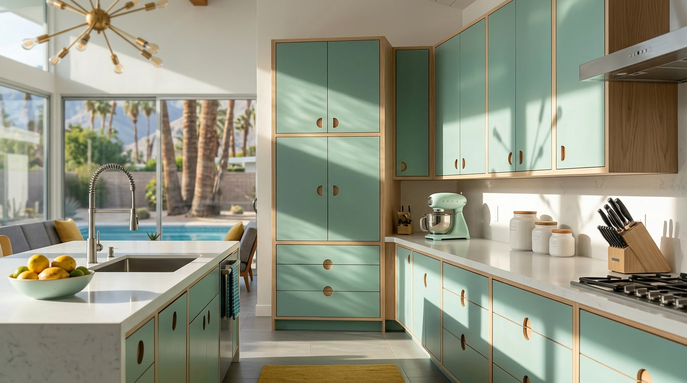 Mid-Century Modern Cabinets for Architect-Designed Homes: What Changes?