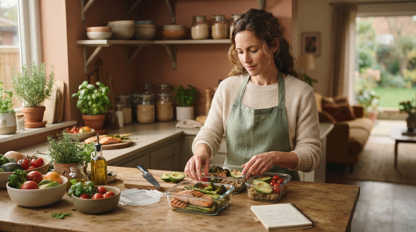 Editorial illustration for The Essential Meal-Planning Guide for GLP-1 Medications